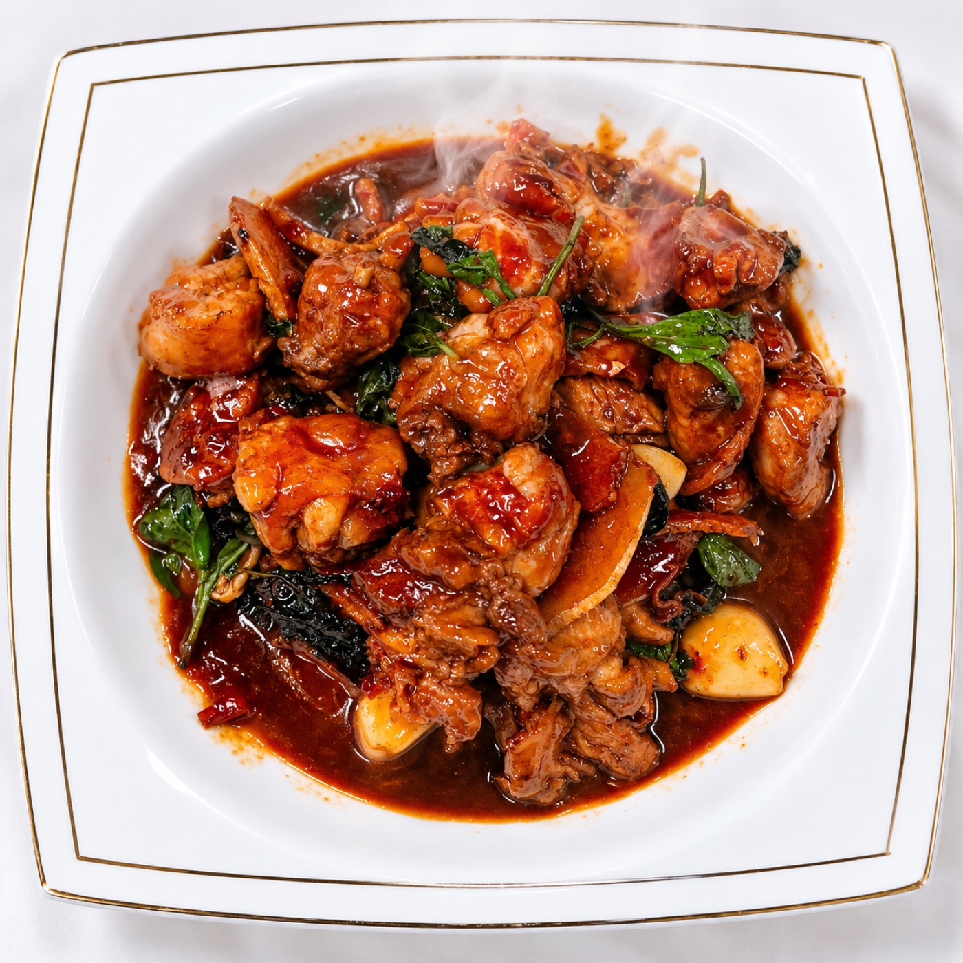 Three Cups Chicken · 三杯鸡