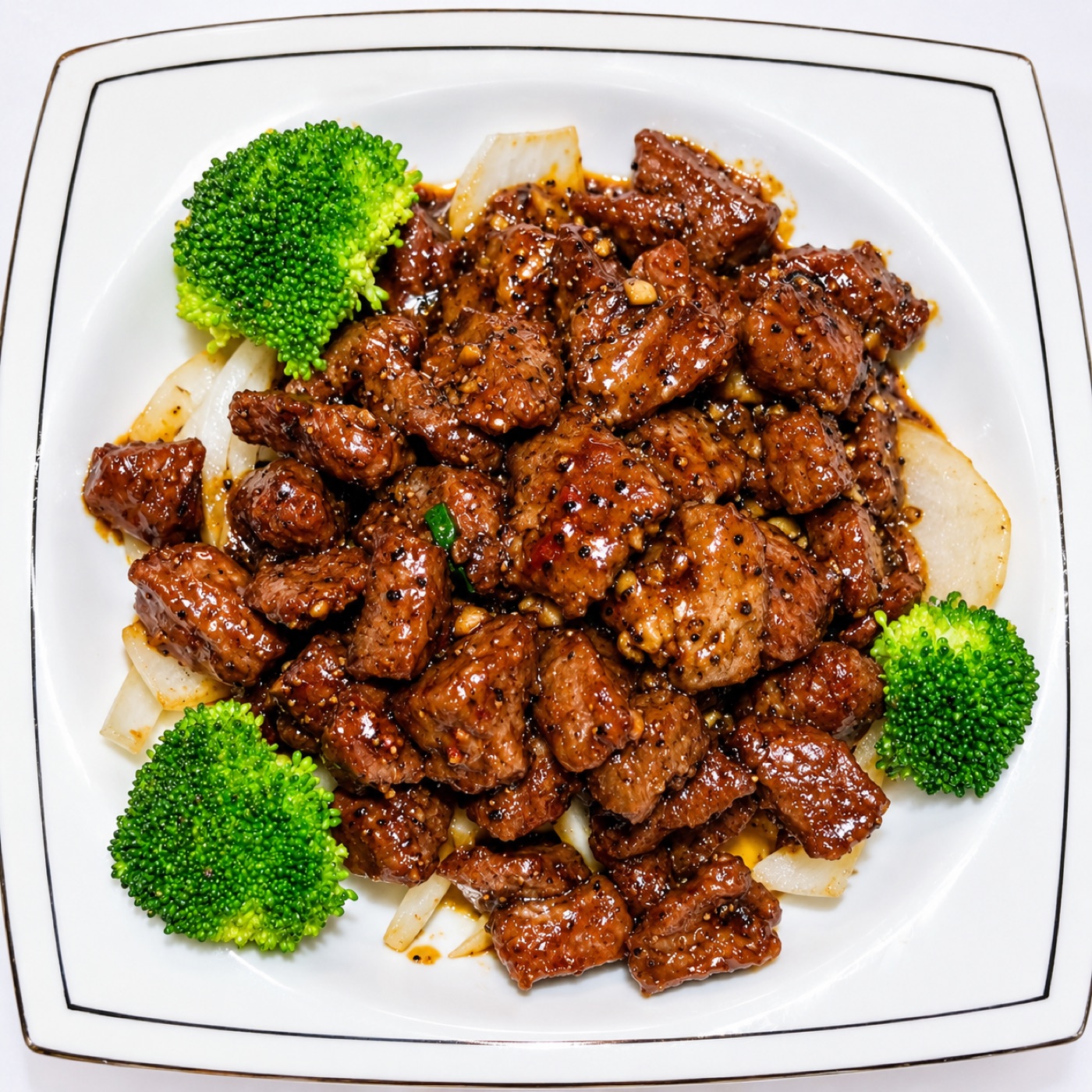 Black Pepper Beef Cubes · 黑椒牛肉粒