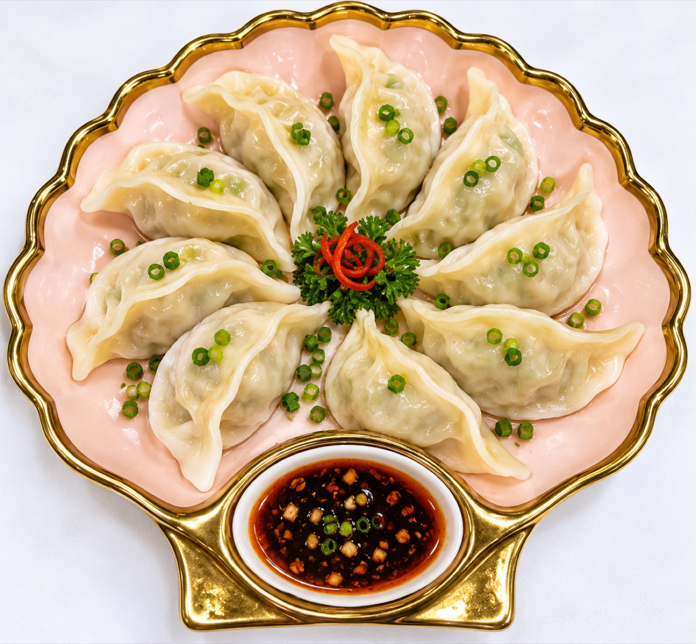 Steamed Dumplings (10pc) · 水饺