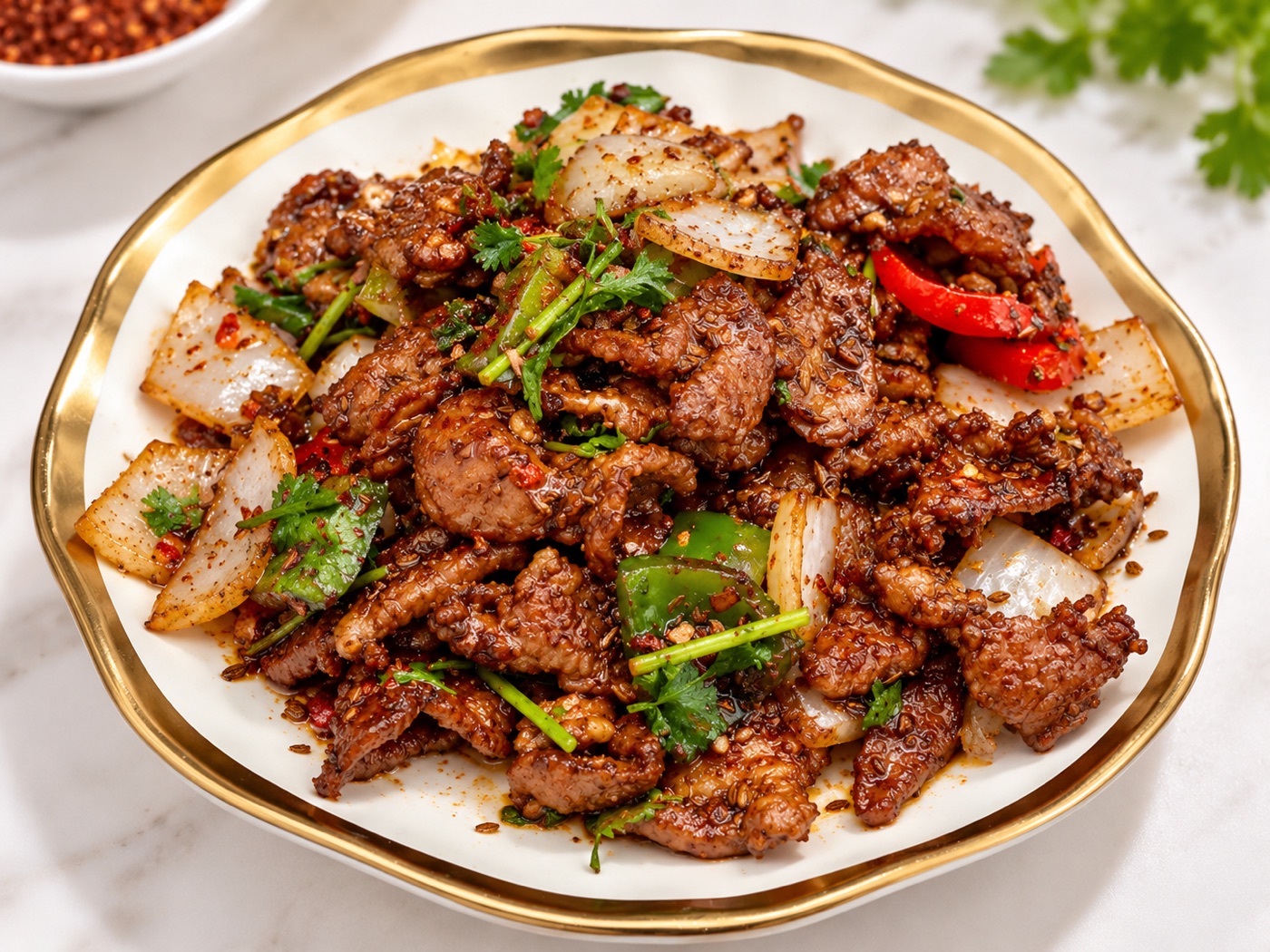 Cumin Lamb · 孜然羊肉