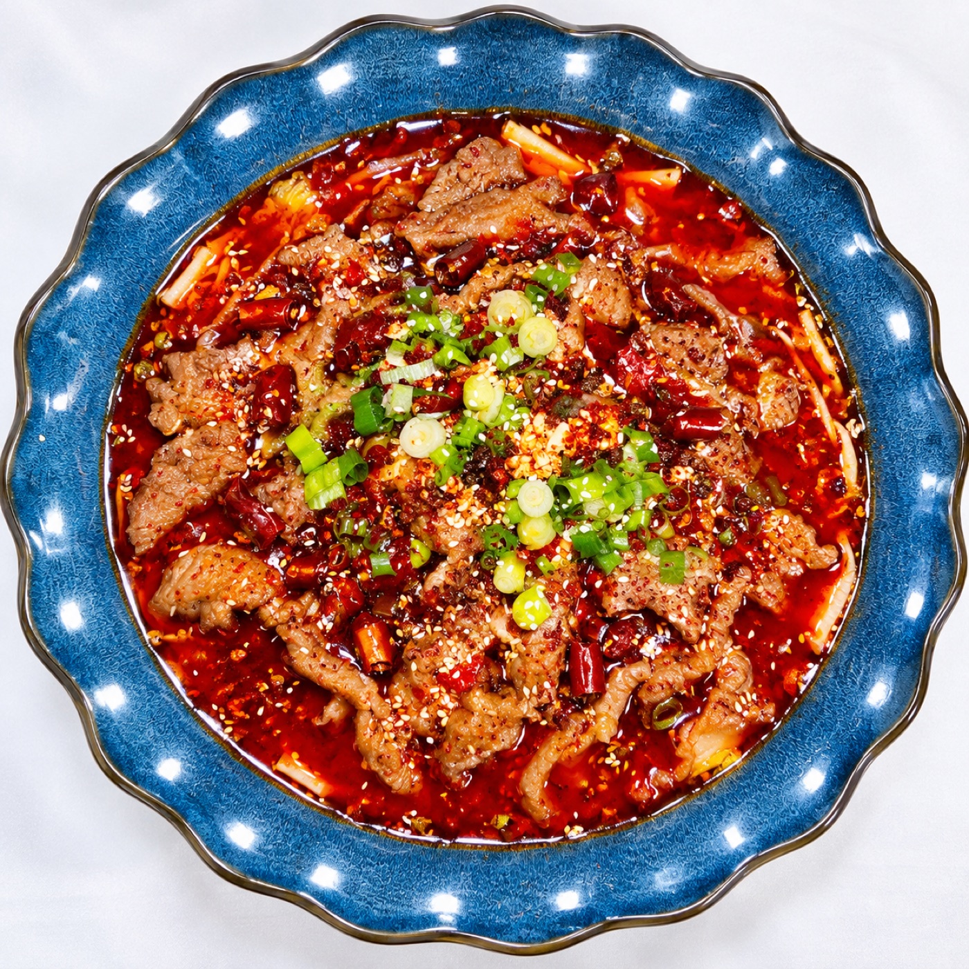 Sliced Beef in Chili Oil · 水煮牛肉